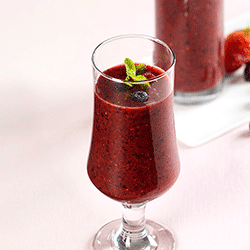 smoothie fruits rouges